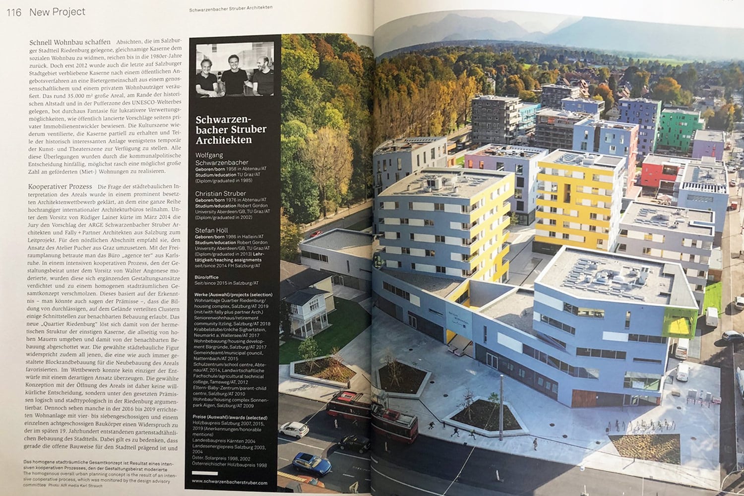 architektur.aktuell, Die Riedenburg in der Ausgabe10/2019 architektur.aktuell, Die Riedenburg in der Ausgabe10/2019