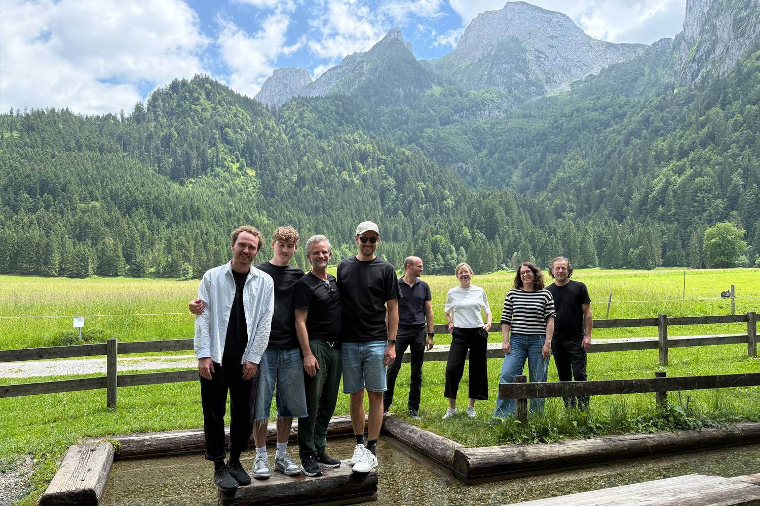 Teamausflug, Kneippen in der Au